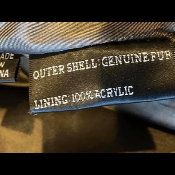 Men’s Gold dyed fox Jacket